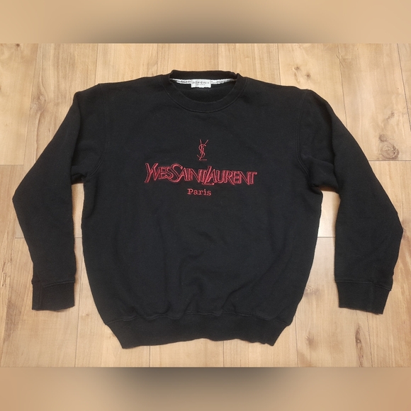 Vintage Yves Saint Laurent YSL Crewneck Sweatshirt Men’s